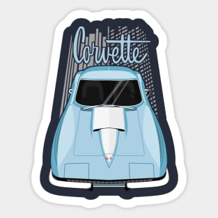 Corvette C2 - Blue Sticker